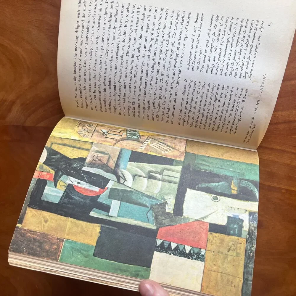 Vintage Picasso Book by Frank Elgar Illustrated Art  book plates
